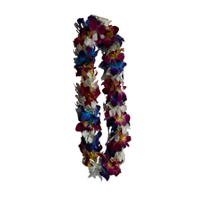 Load image into Gallery viewer, Fresh Double Orchid Lei - Multi Color
